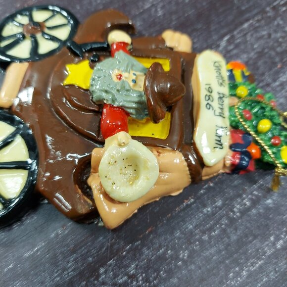Knotts Berry Farm 1986 Santa Christmas Ornament Vintage - Picture 7 of 8